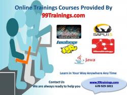 Embedded Systems Online Training Provided by  99trainings.com 