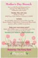 Mothers Day Celebration/Brunch Mothers Day Celebration/Brunch