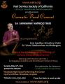 Carnatic Vocal concert by Sri Sankaran Namboothiri by Nair Service Society of California Carnatic Vocal concert by Sri Sankaran Namboothiri by Nair Service Society of Ca