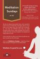Meditation Sundays Meditation Sundays