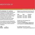 Meditation 101 Meditation 101