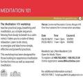Meditation 101 Meditation 101