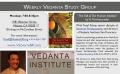 Weekly class on Vedanta Weekly class on Vedanta